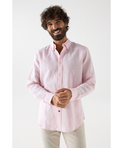 chemise_en_lin_rose